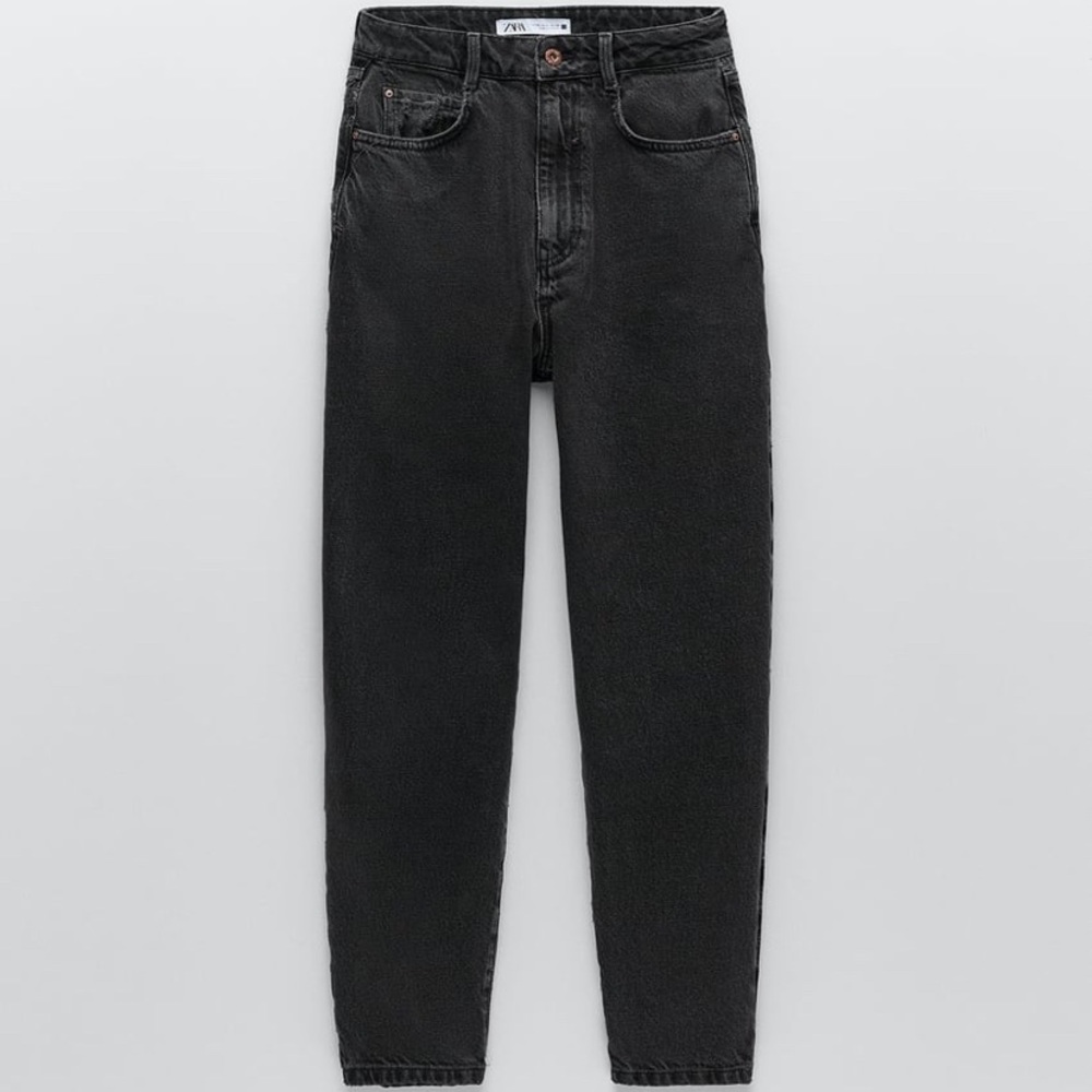 Zara Mom Fit Denim Jeans